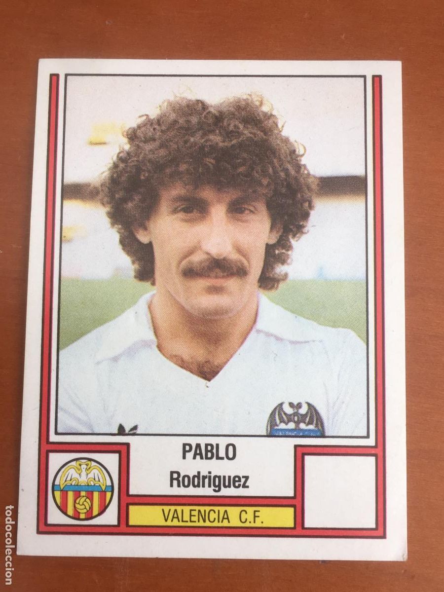 Cromos de F&uacute;tbol: pablo valencia futbol 83 panini panrico cromo n&ordm; 286 nunca pegado nuevo de sobre