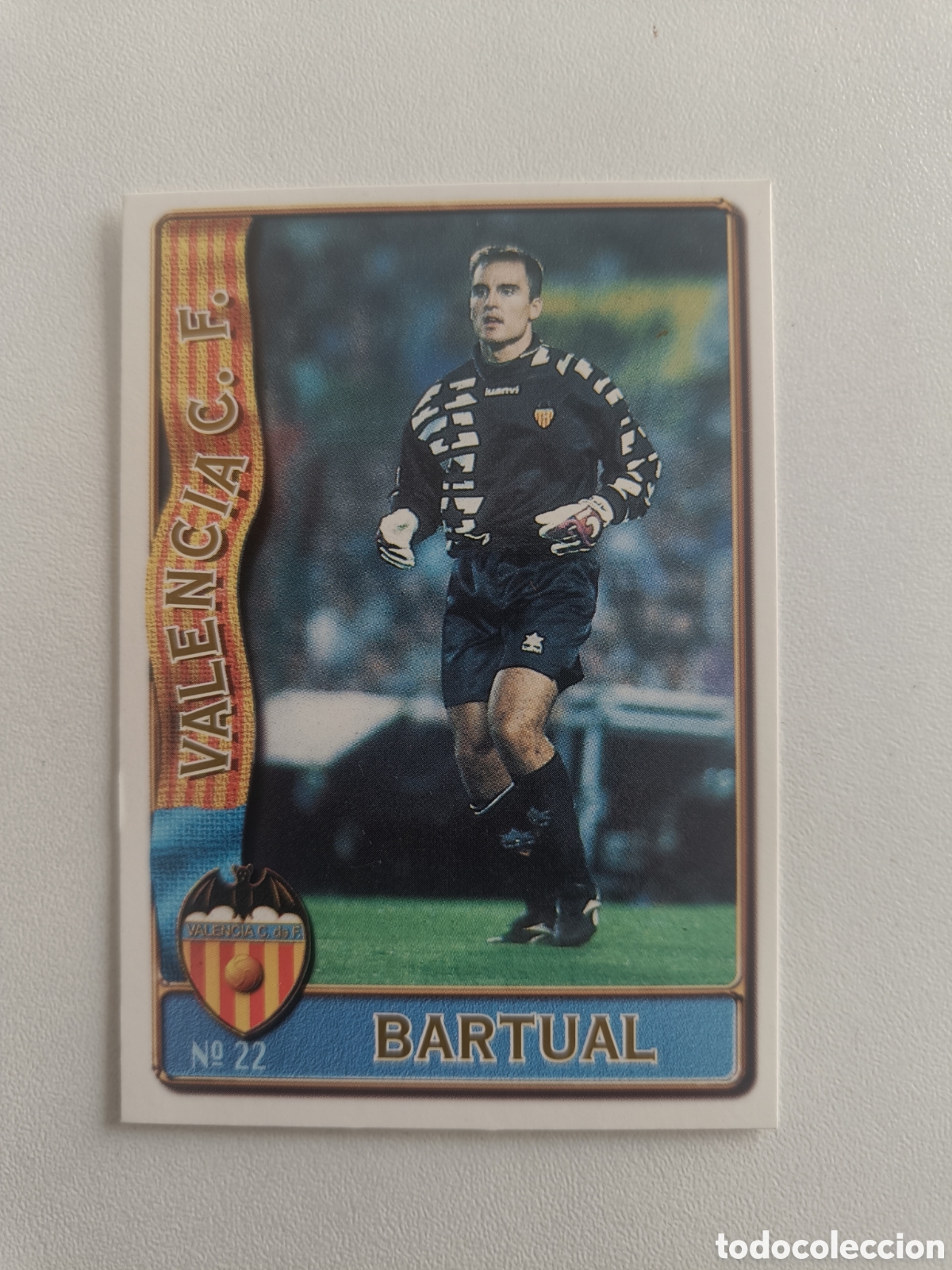 Cromos de F&uacute;tbol: Fichas liga 96 97 mundicromo bartual 22 valencia