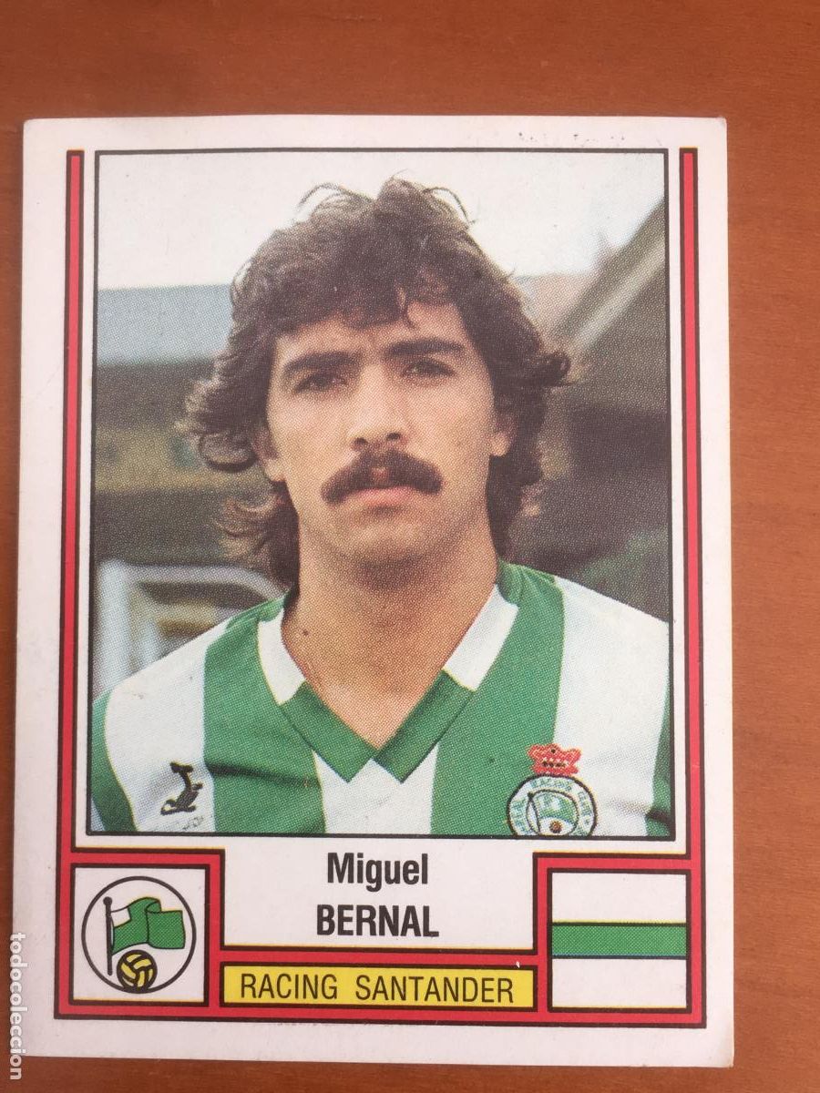 Cromos de F&uacute;tbol: bernal racing santander futbol 83 panini panrico cromo n&ordm; 229 nunca pegado nuevo de sobre