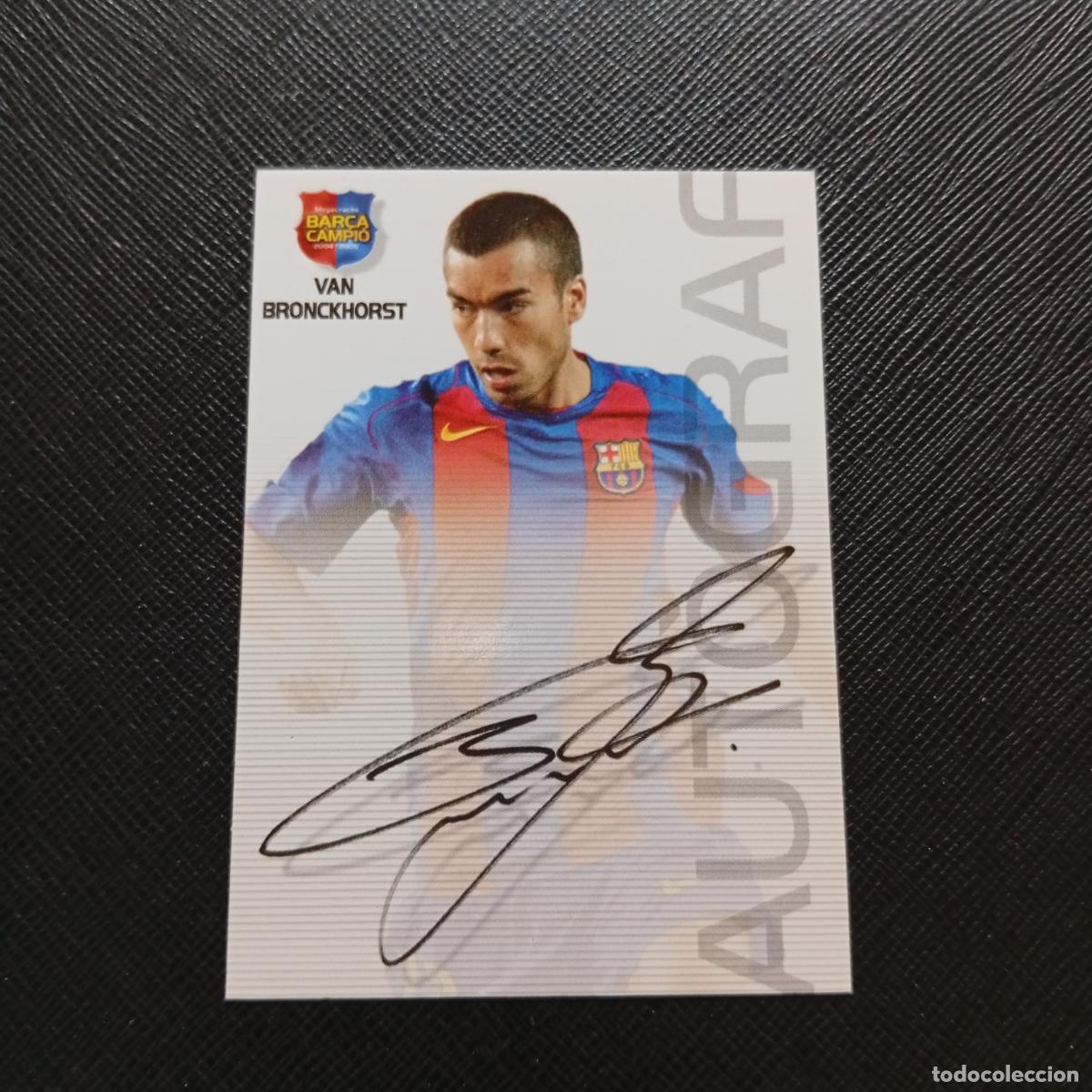Cromos de F&uacute;tbol: 78 VAN BRONCKHORST BARCELONA PANINI MEGACRACKS CAMPIO BARCA 04 05 FUTBOL 2004 2005 - A131 PG154