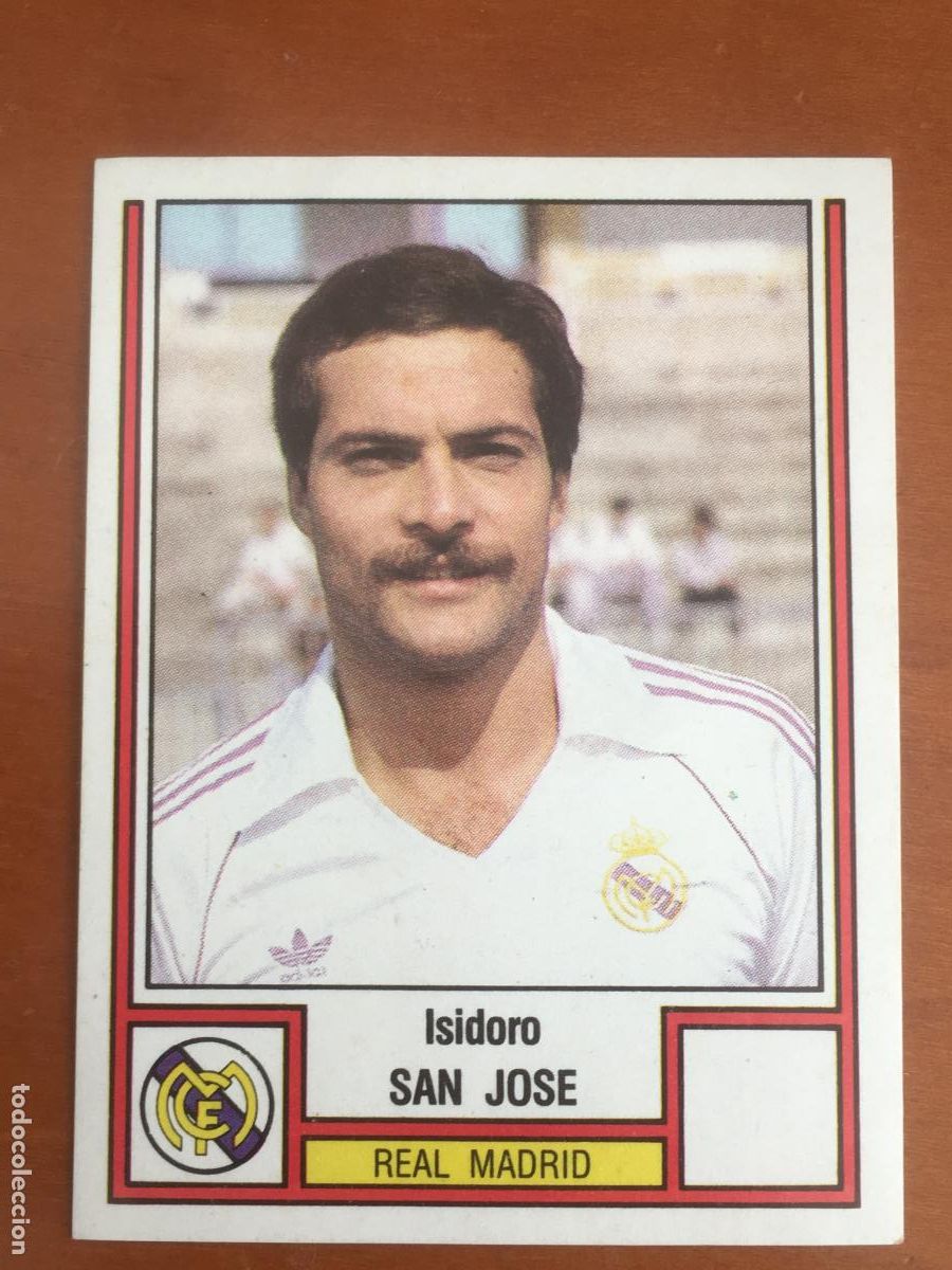 Cromos de F&uacute;tbol: san jose real madrid futbol 83 panini panrico cromo n&ordm; 187 nunca pegado nuevo de sobre
