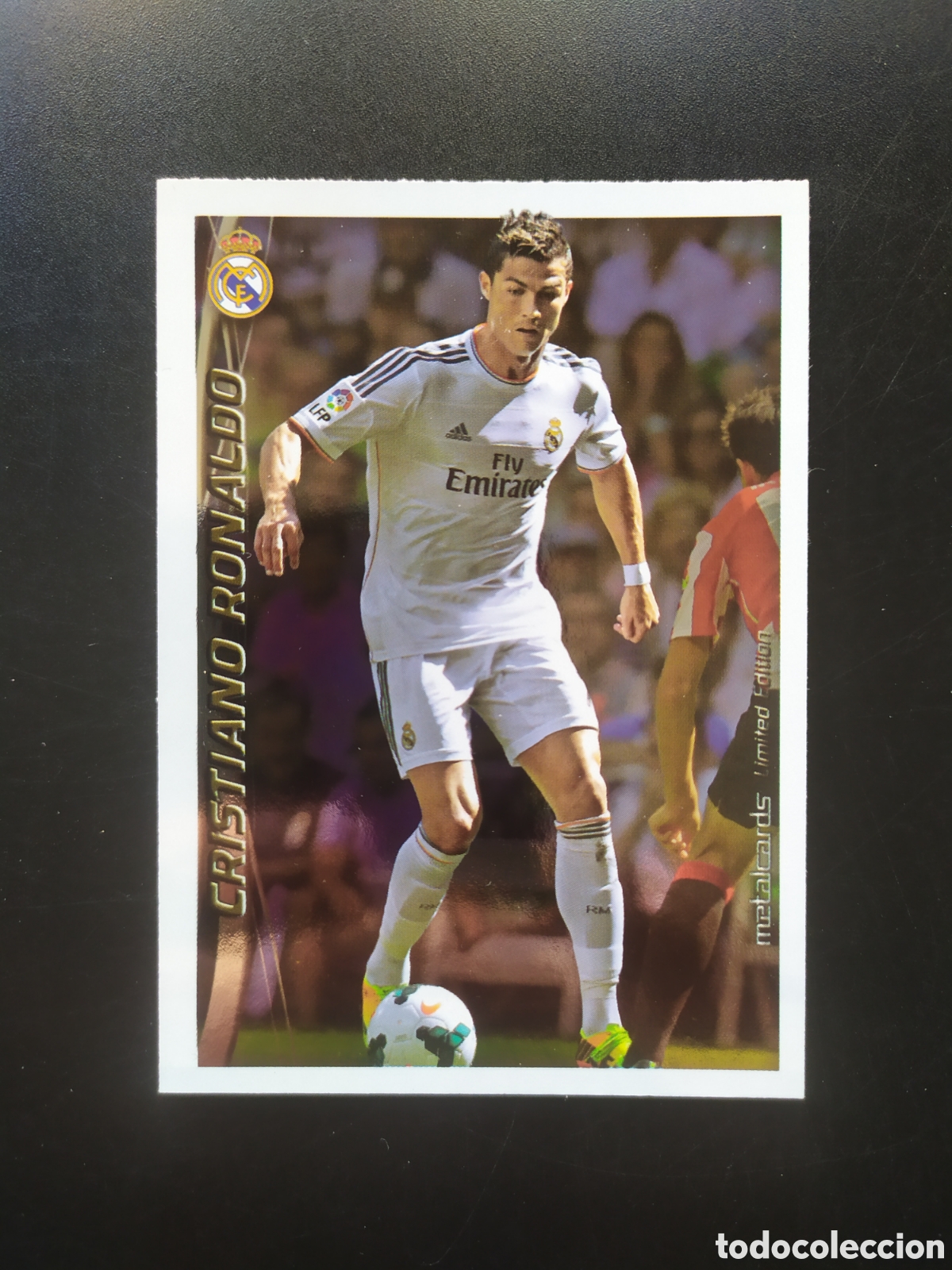 Cromos de F&uacute;tbol: Mundicromo fichas Liga 2014 2015 14 15 Cristiano Ronaldo metalcards limited edition Real Madrid
