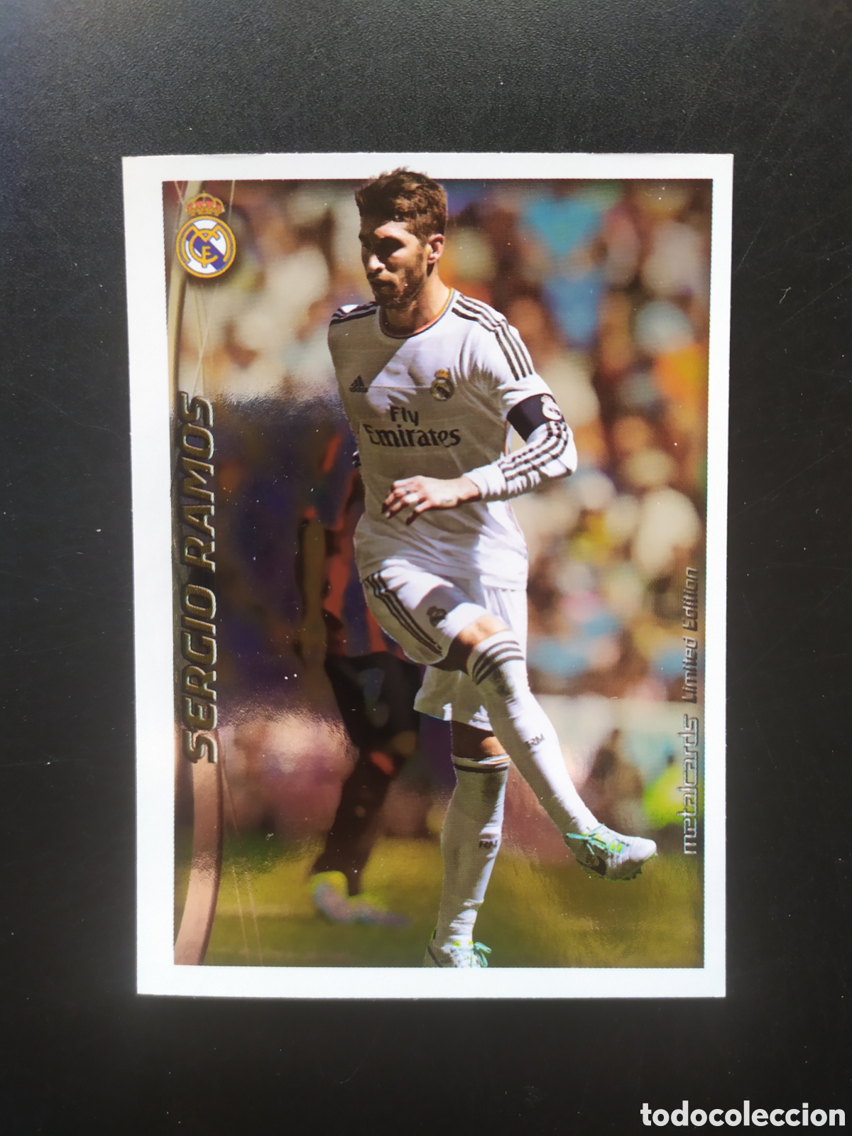Cromos de F&uacute;tbol: Mundicromo fichas Liga 2014 2015 14 15 Sergio Ramos top 11 metalcards limited edition Real Madrid