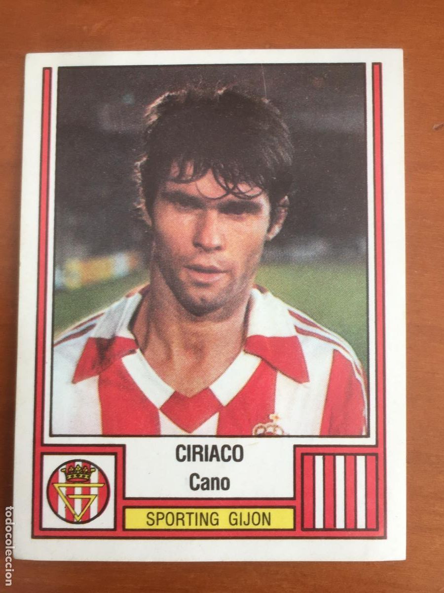 Cromos de F&uacute;tbol: ciriaco sporting gijon futbol 83 panini panrico cromo n&ordm; 125 nunca pegado nuevo de sobre