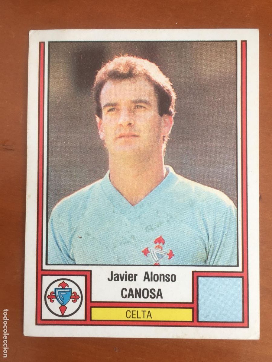 Cromos de F&uacute;tbol: canosa celta vigo futbol 83 panini panrico cromo n&ordm; 79 nunca pegado nuevo de sobre