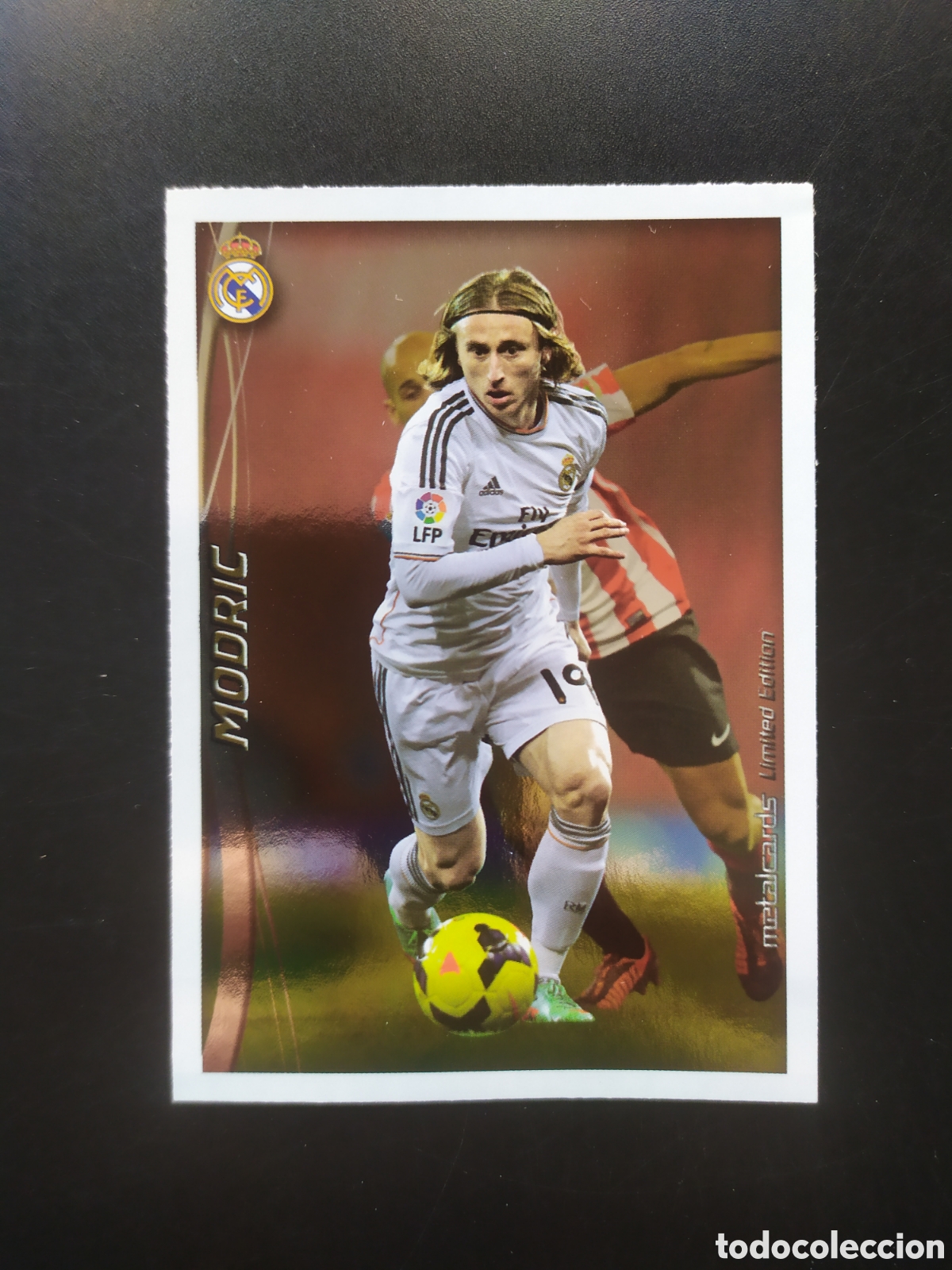 Cromos de F&uacute;tbol: Mundicromo fichas Liga 2014 2015 14 15 Modric top 11 metalcards limited edition Real Madrid