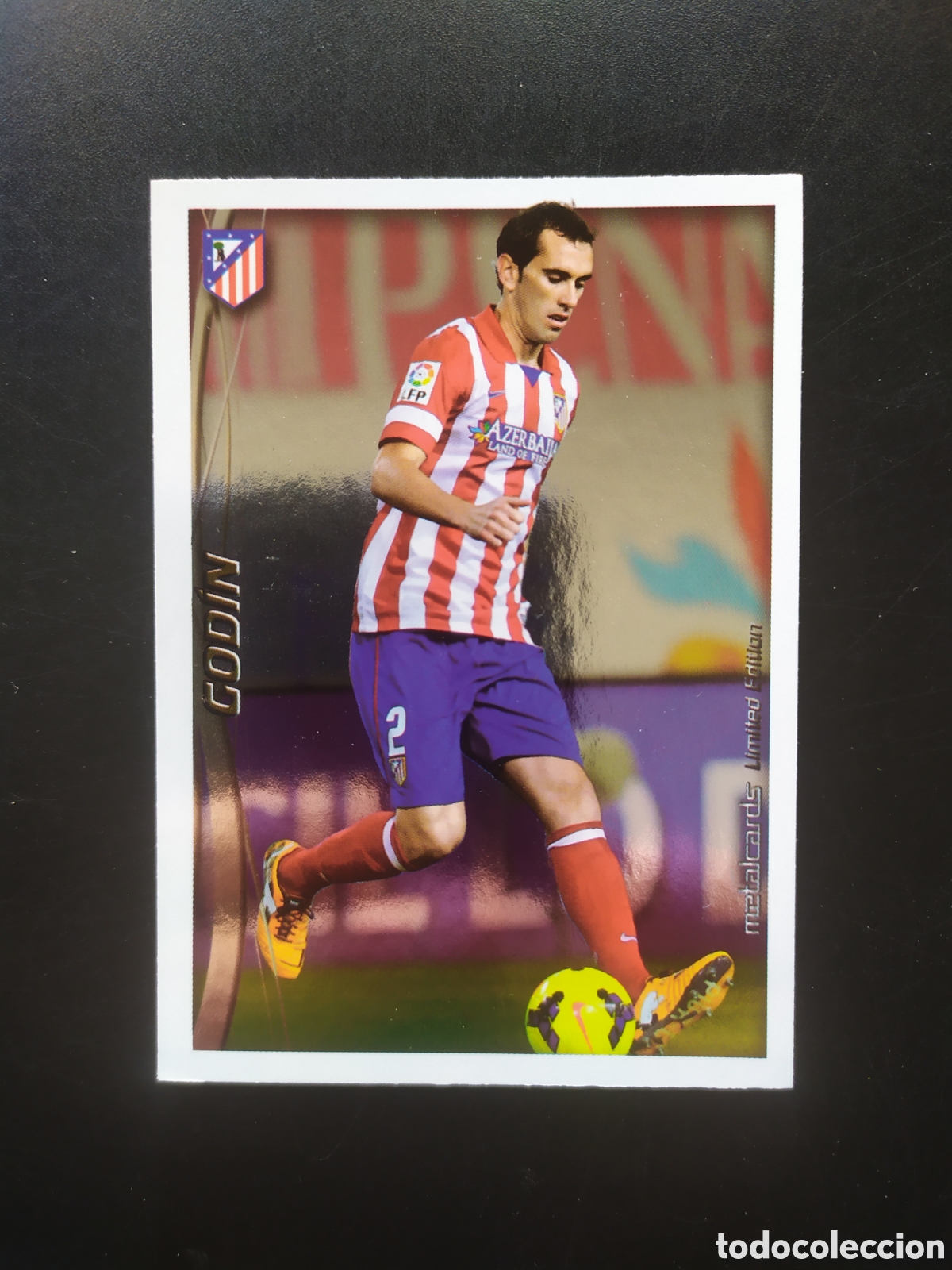 Cromos de F&uacute;tbol: Mundicromo fichas Liga 2014 2015 14 15 God&iacute;n top 11 metalcards limited edition Atl&eacute;tico Madrid