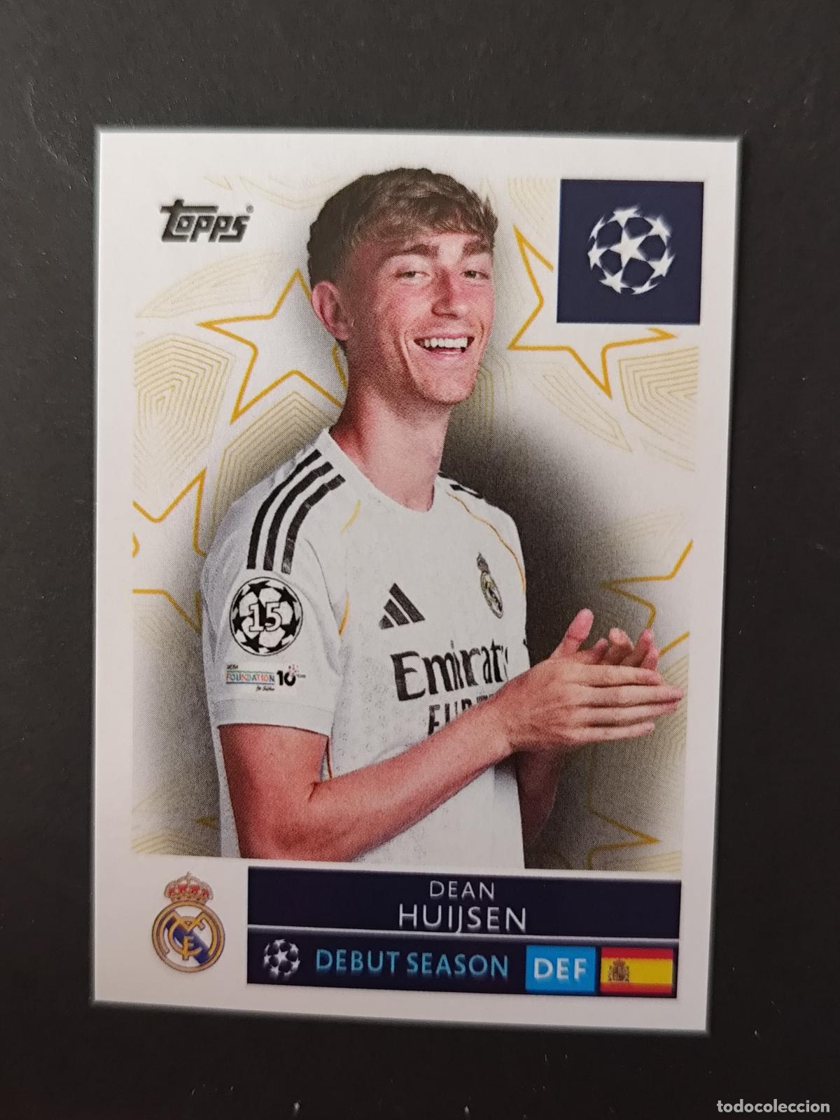 Cromos de F&uacute;tbol: 386 DEAN HUIJSEN REAL MADRID STICKER CHAMPIONS LEAGUE 2025 2026 25 26 TOPPS