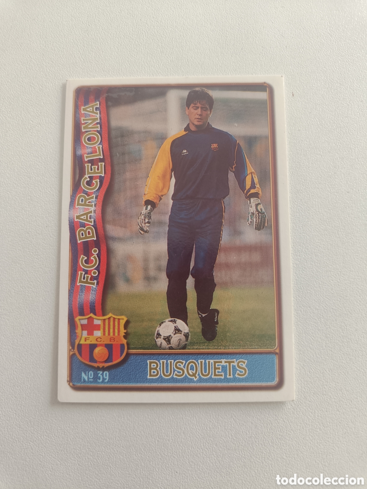 Cromos de F&uacute;tbol: Fichas liga 96 97 mundicromo fc barcelona 39 busquets