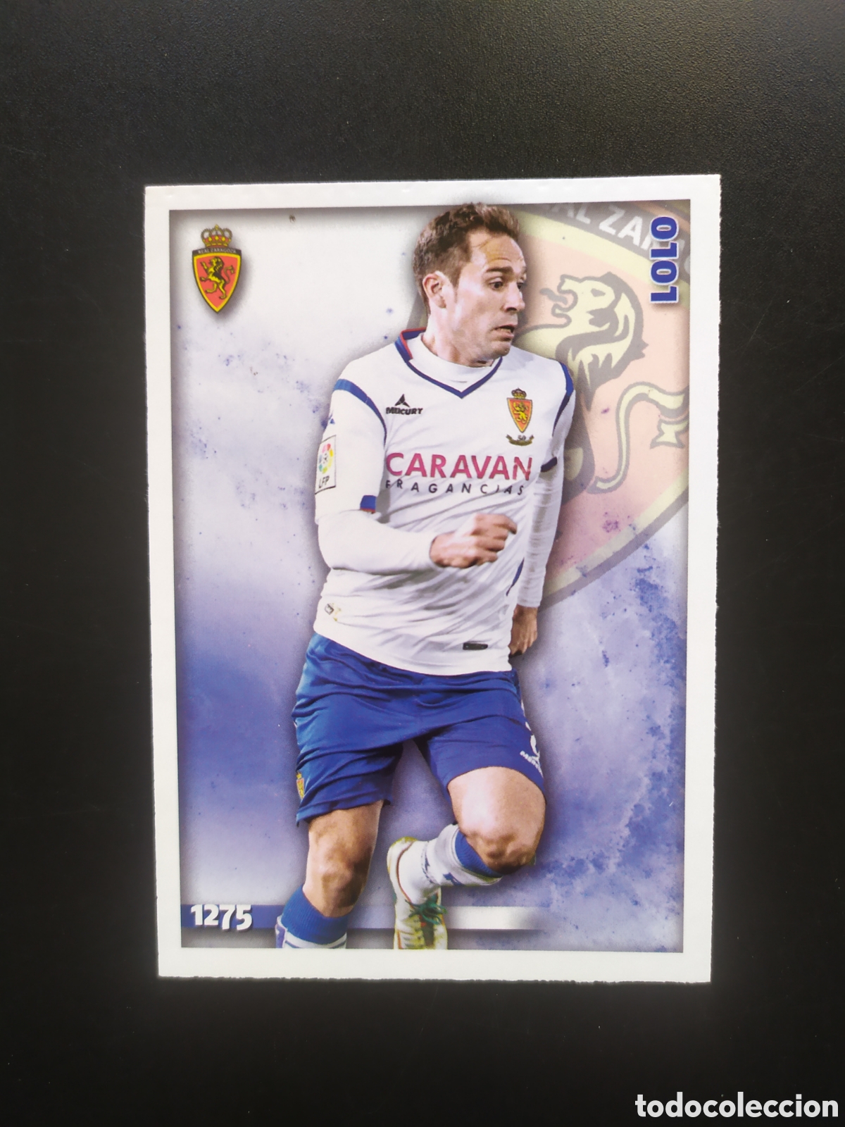 Cromos de F&uacute;tbol: Mundicromo fichas Liga 2014 2015 14 15 Lolo n&deg; 1275 Real Zaragoza