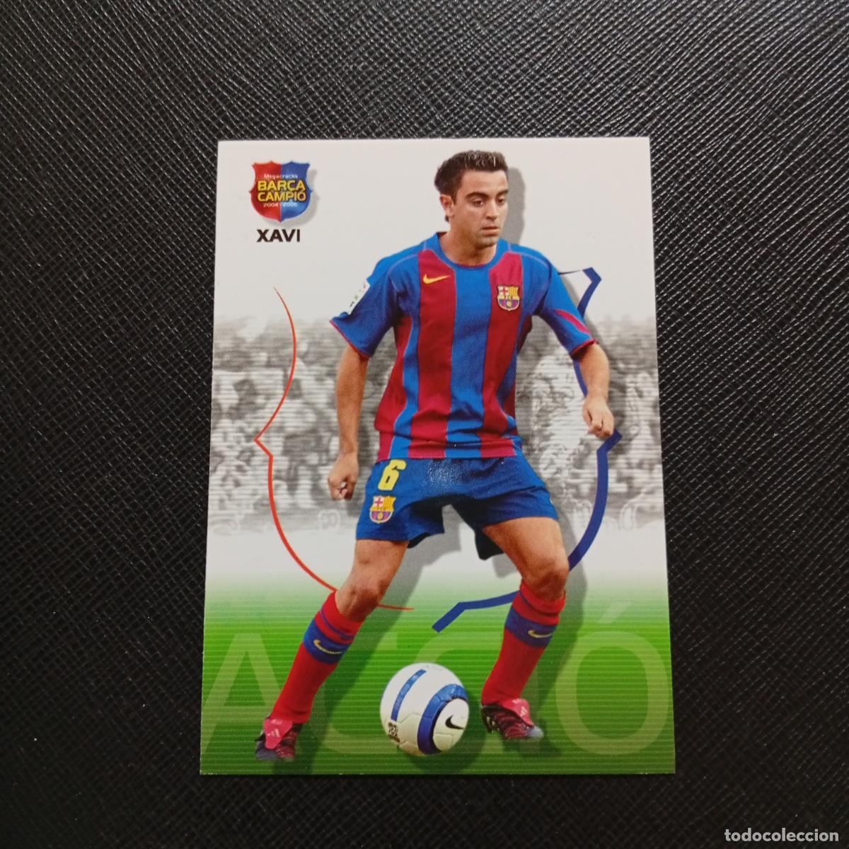 Cromos de F&uacute;tbol: 45 XAVI BARCELONA PANINI MEGACRACKS CAMPIO BARCA 04 05 FUTBOL 2004 2005 - A131 PG379