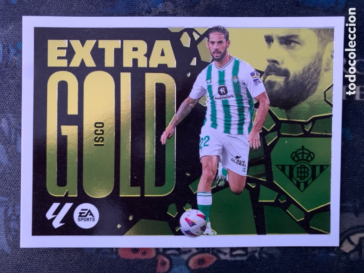 Cromos de F&uacute;tbol: ISCO EXTRA GOLD Ediciones Este Liga 2024-25