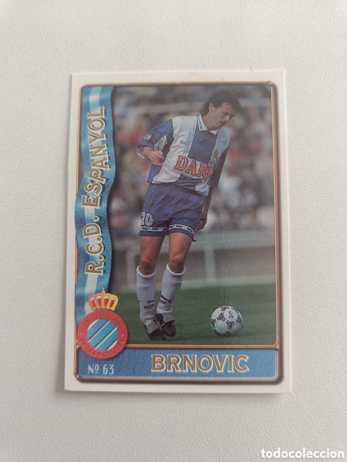 Fu&szlig;ball-Sticker: Fichas liga 96 97 mundicromo espanyol brnovic 63