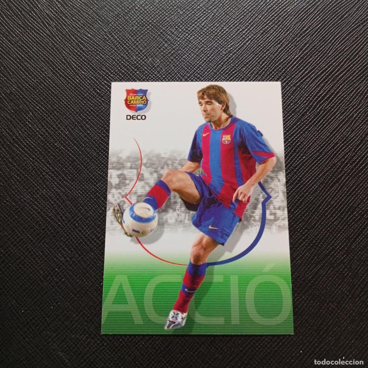 Fu&szlig;ball-Sticker: 57 DECO BARCELONA PANINI MEGACRACKS CAMPIO BARCA 04 05 FUTBOL 2004 2005 - A131 PG415