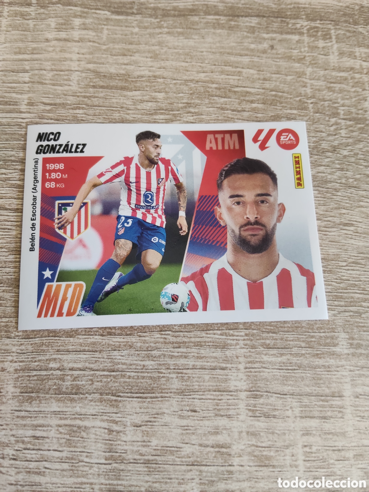 Cromos de F&uacute;tbol: Nico Gonz&aacute;lez coloca Atl&eacute;tico de Madrid liga 2025 2026 25 26 ediciones este
