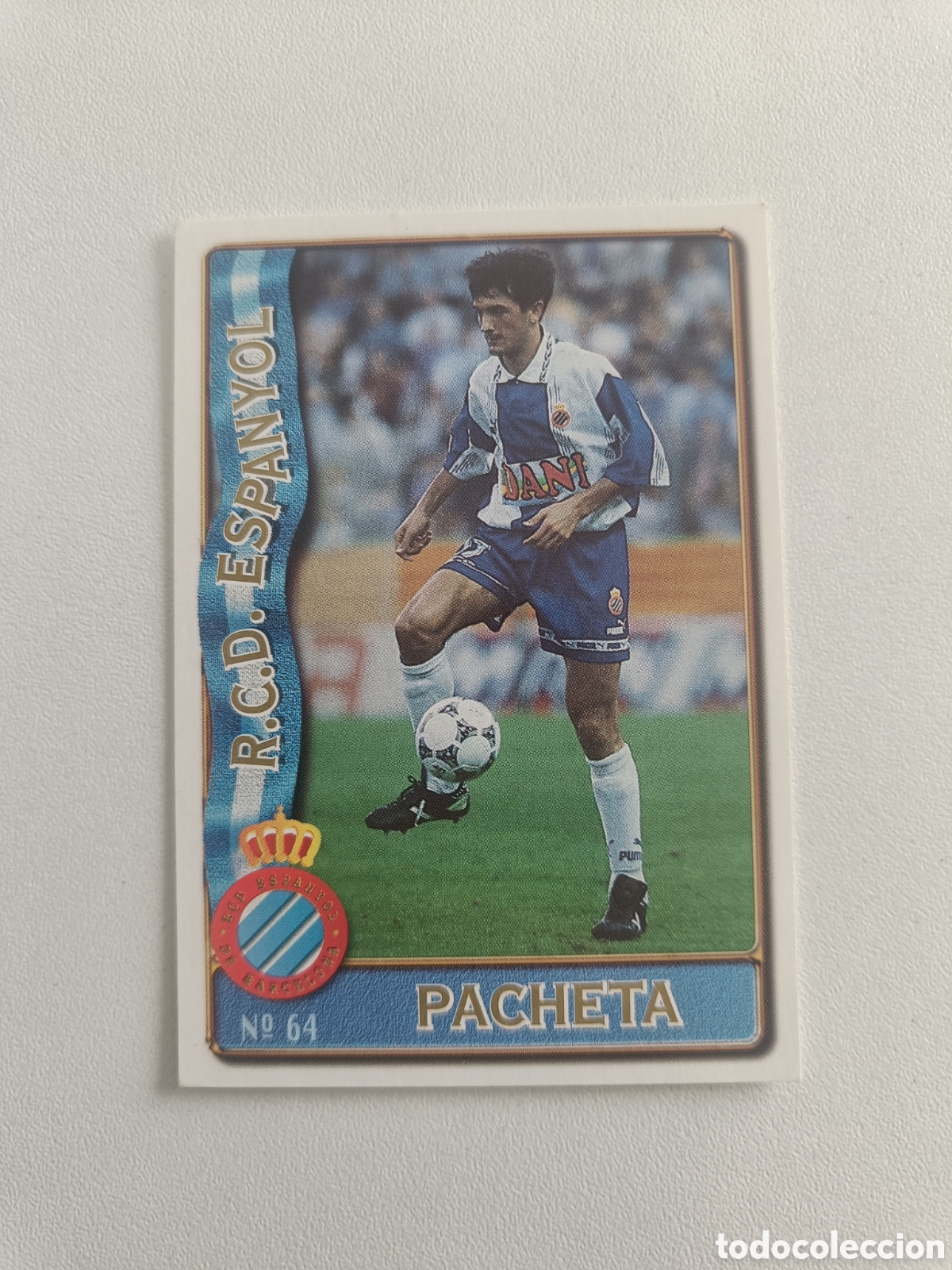 Cromos de F&uacute;tbol: Fichas liga 96 97 mundicromo espanyol pacheta 64