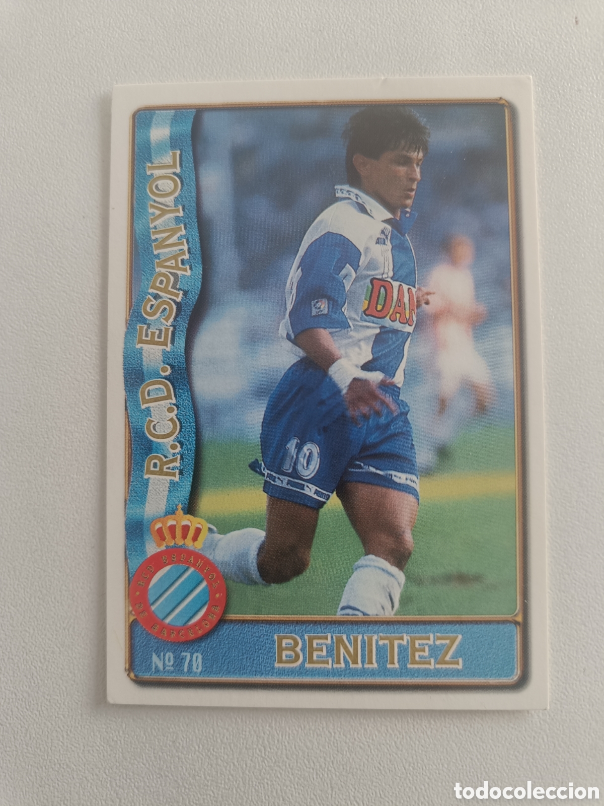 Cromos de F&uacute;tbol: Fichas liga 96 97 mundicromo benitez espanyol 70