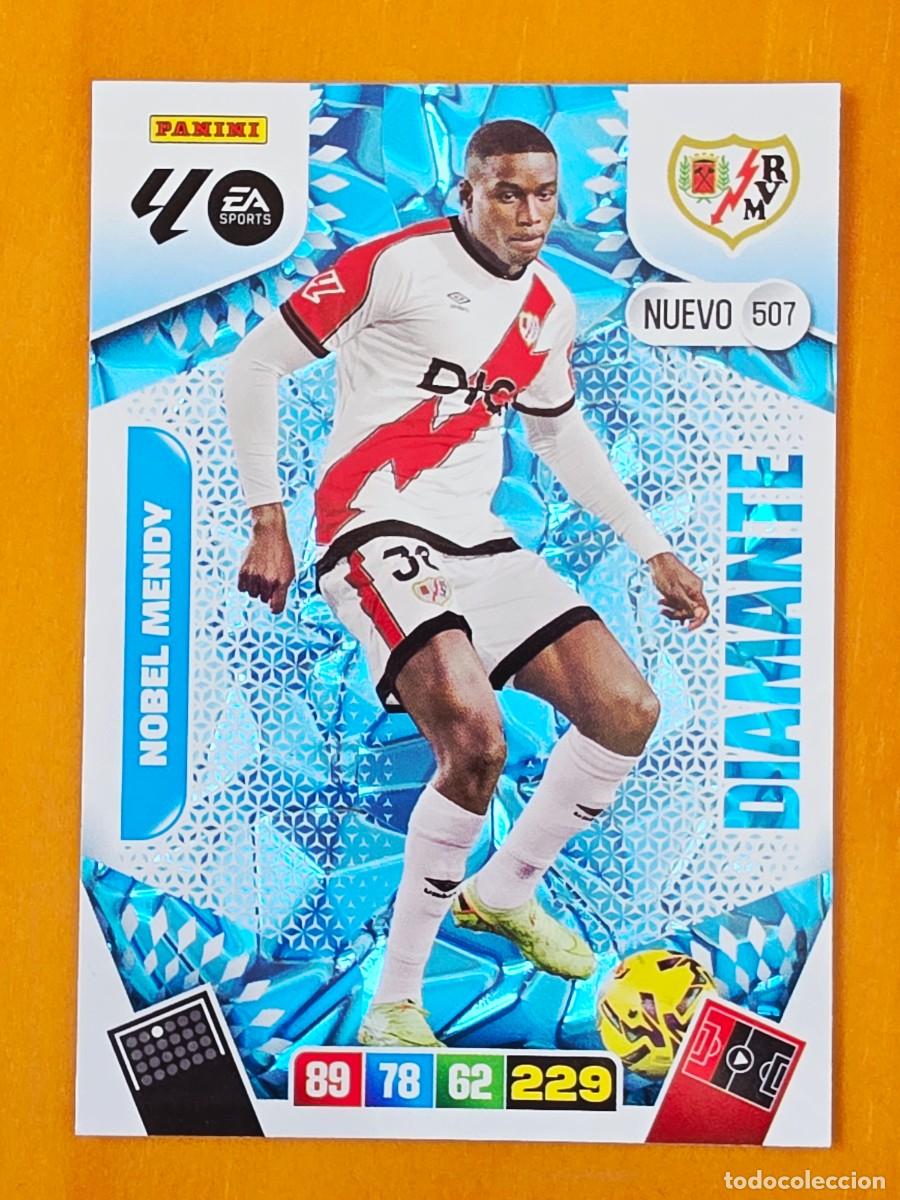 Cromos de F&uacute;tbol: 507 Nobel Mendy, Rayo Vallecano, Nuevo Diamante, Panini Adrenalyn XL Liga 2025 2026 25 26