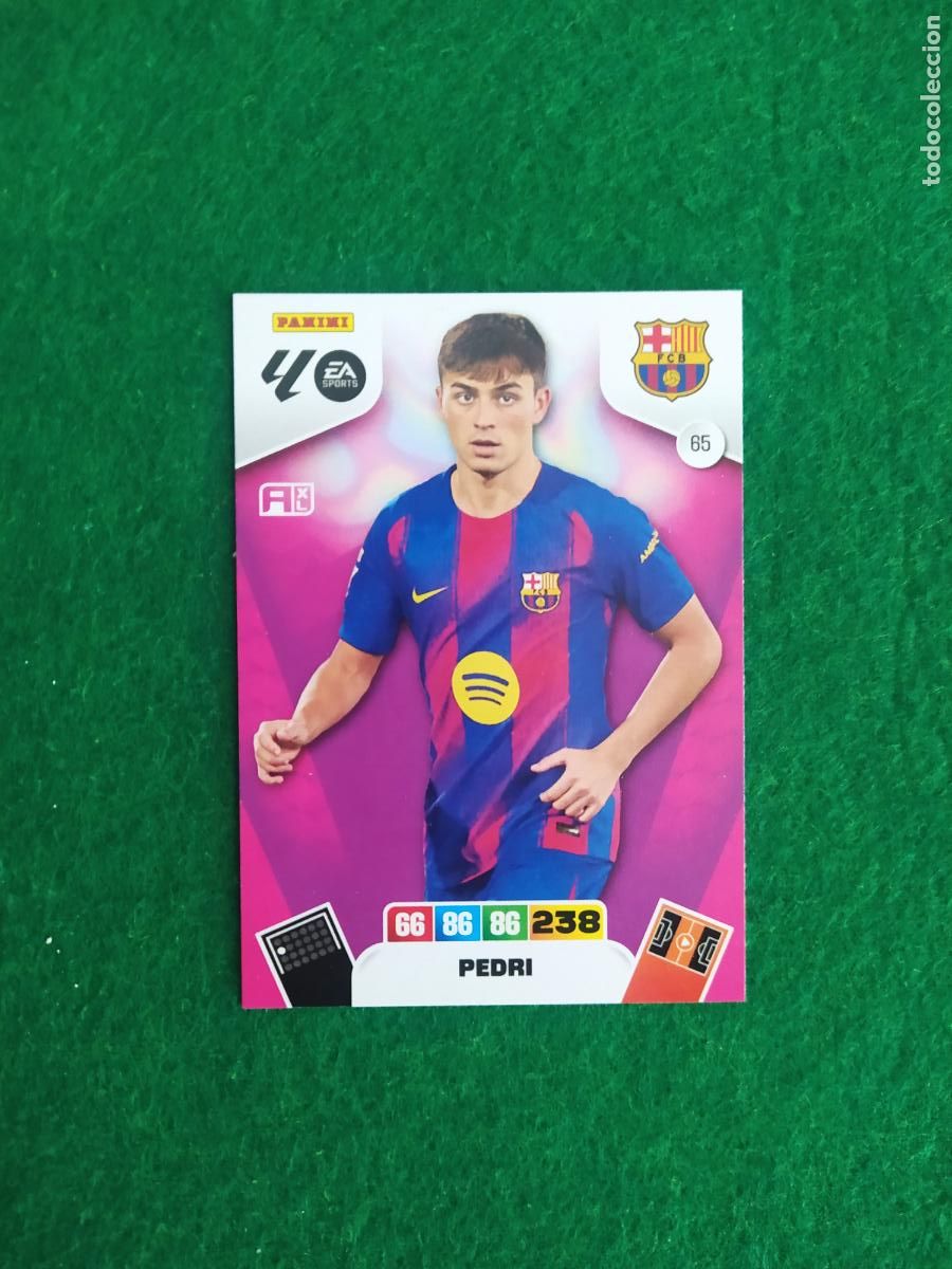 Fu&szlig;ball-Sticker: adrenalyn xl 2025 2026 codigo sin activar fc barcelona n&ordm; 65 PEDRI