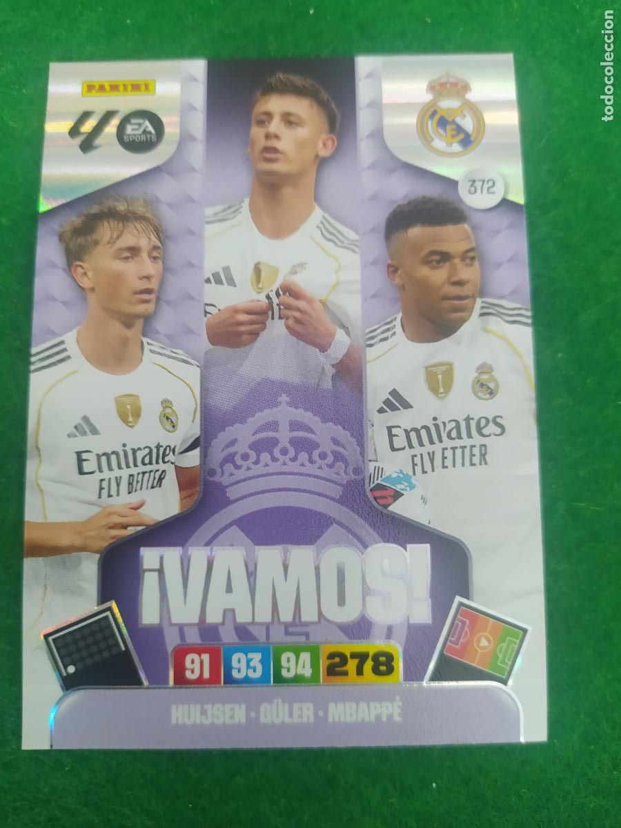 Cromos de Futebol: adrenalyn xl 2025 2026 codigo sin activar vamos n&ordm; 372 real madrid