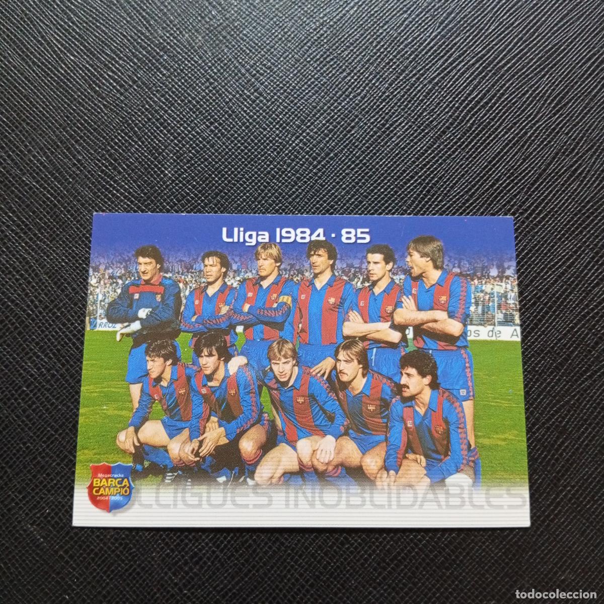 Fu&szlig;ball-Sticker: 128 ALINEACION BARCELONA PANINI MEGACRACKS CAMPIO BARCA 04 05 FUTBOL 2004 2005 - A111 PG46