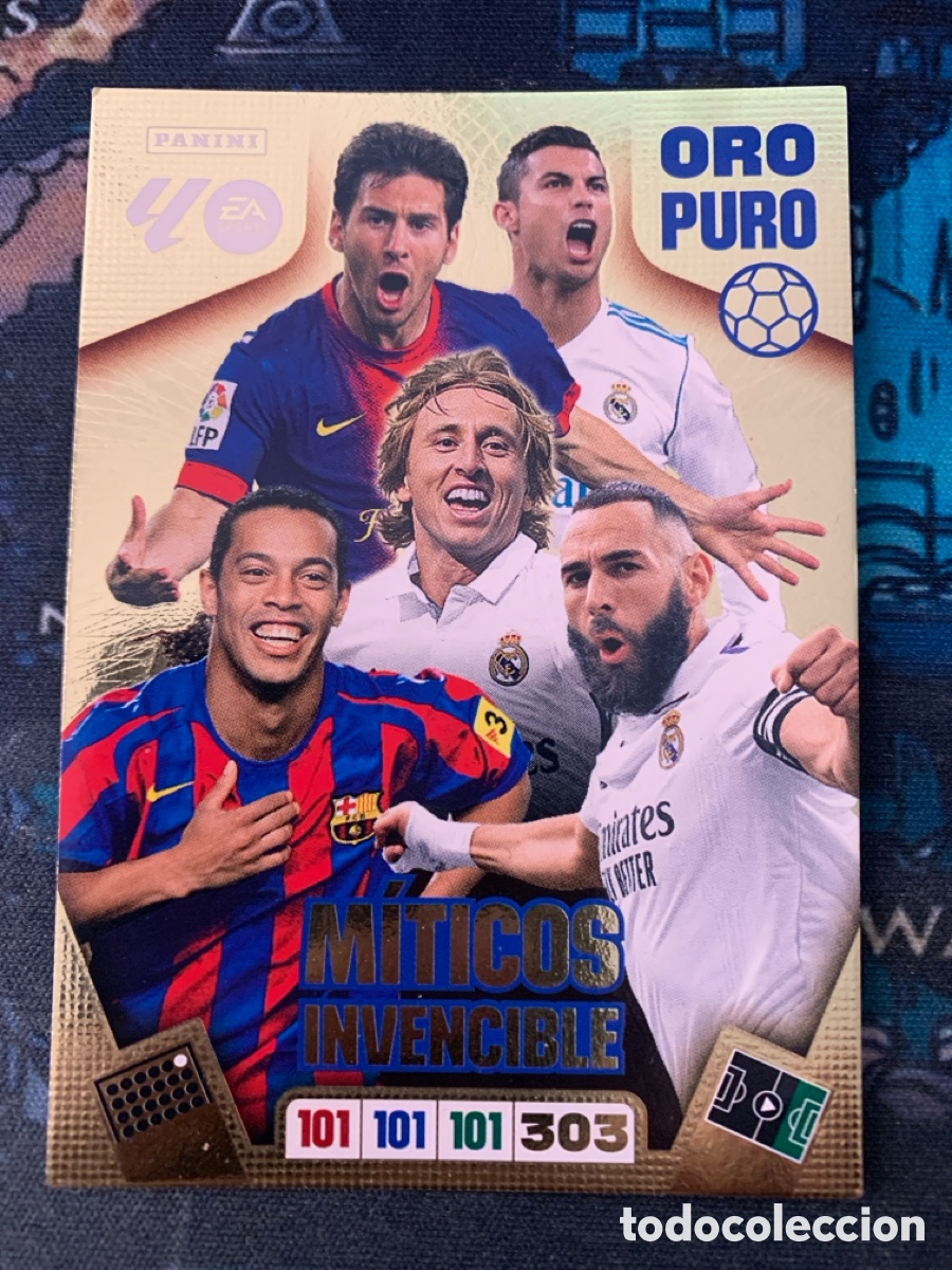 Cartes &agrave; collectionner de Football: ORO PURO MITICOS INVENCIBLE adrenalyn 2025-26