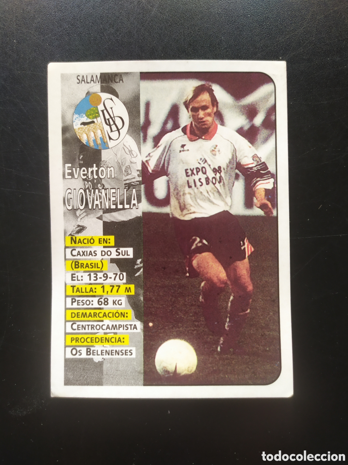 Cartes &agrave; collectionner de Football: Liga 1998 1999 98 99 panini sports Giovanella n&deg; 268 Salamanca