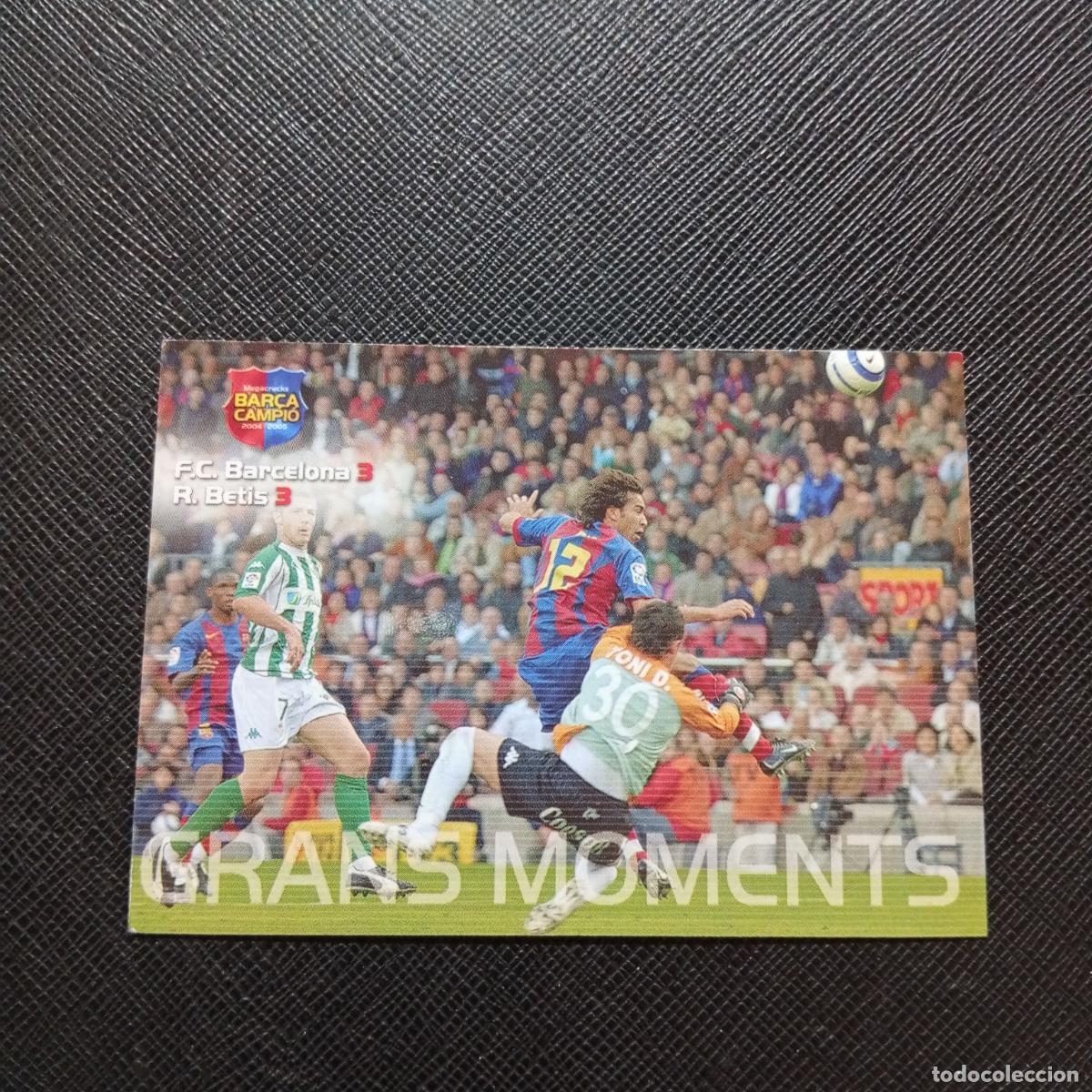 Cartes &agrave; collectionner de Football: 117 BARCELONA PANINI MEGACRACKS CAMPIO BARCA 04 05 FUTBOL 2004 2005 - A111 PG64