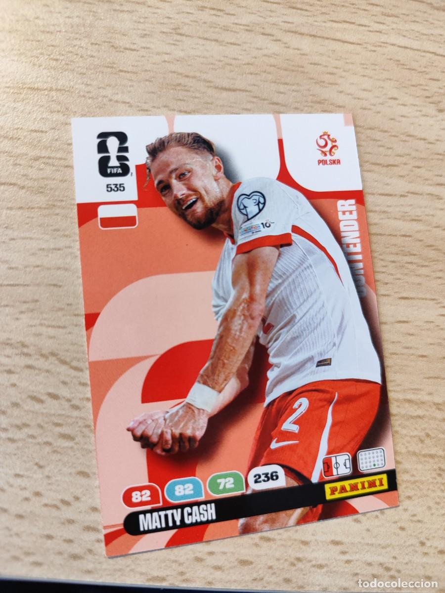 Cromos de Futebol: 535 WORLD CUP 2026 MATTY CASH POLONIA CONTENDER ADRENALYN MUNDIAL PANINI 26