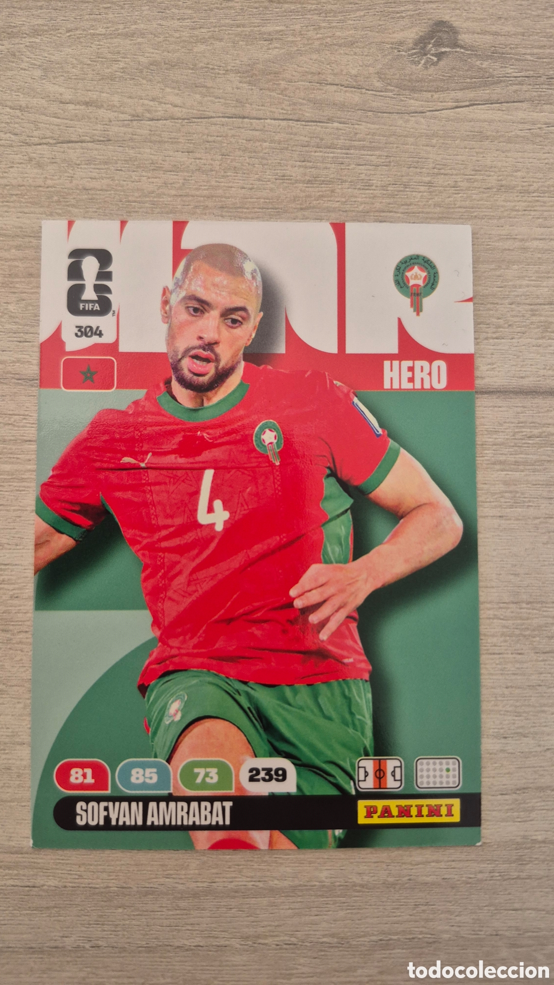 Cromos de F&uacute;tbol: N&deg;304 Marruecos Sofyan Amrabat Adrenalyn FIFA World Cup 2026