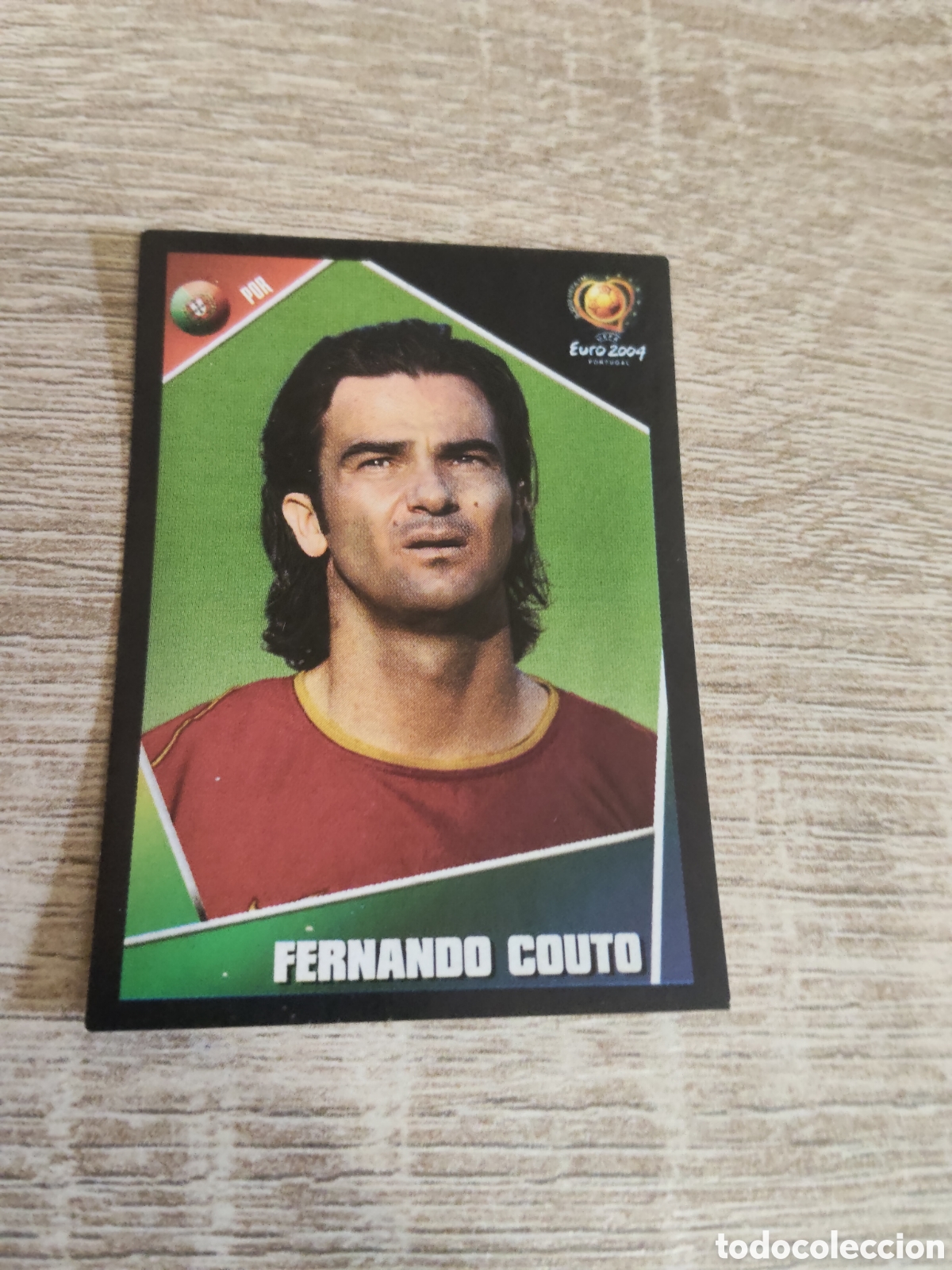 Cromos de F&uacute;tbol: Panini Eurocopa 2004 Portugal 12 Fernando Couto Portugal