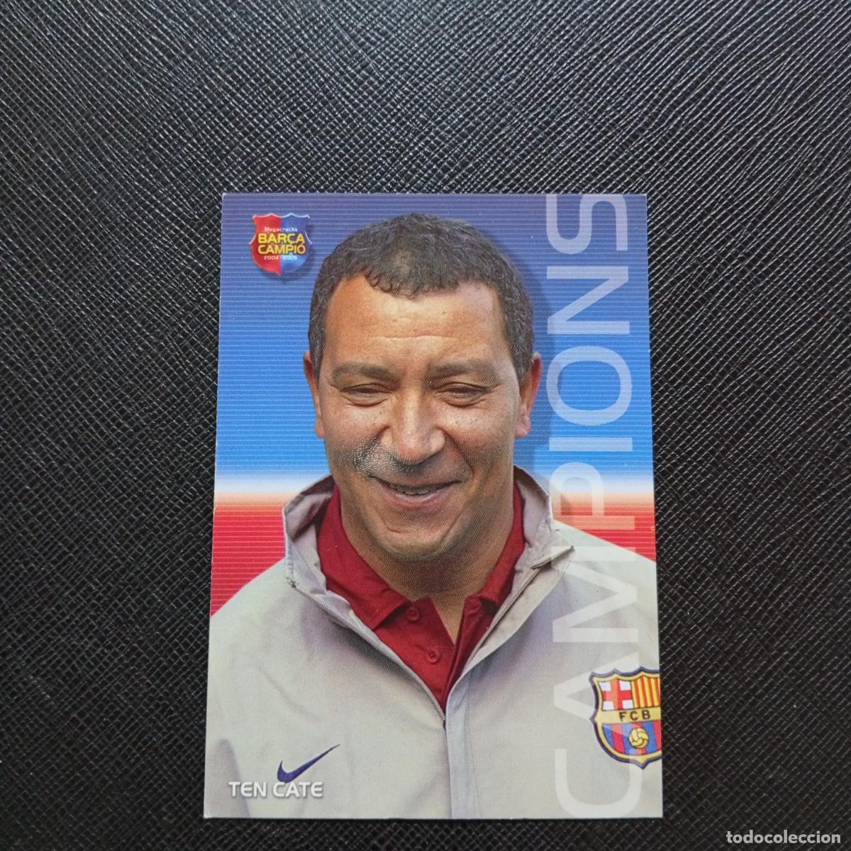 Cromos de F&uacute;tbol: 11 TEN CATE BARCELONA PANINI MEGACRACKS CAMPIO BARCA 04 05 FUTBOL 2004 2005 - A111 PG145