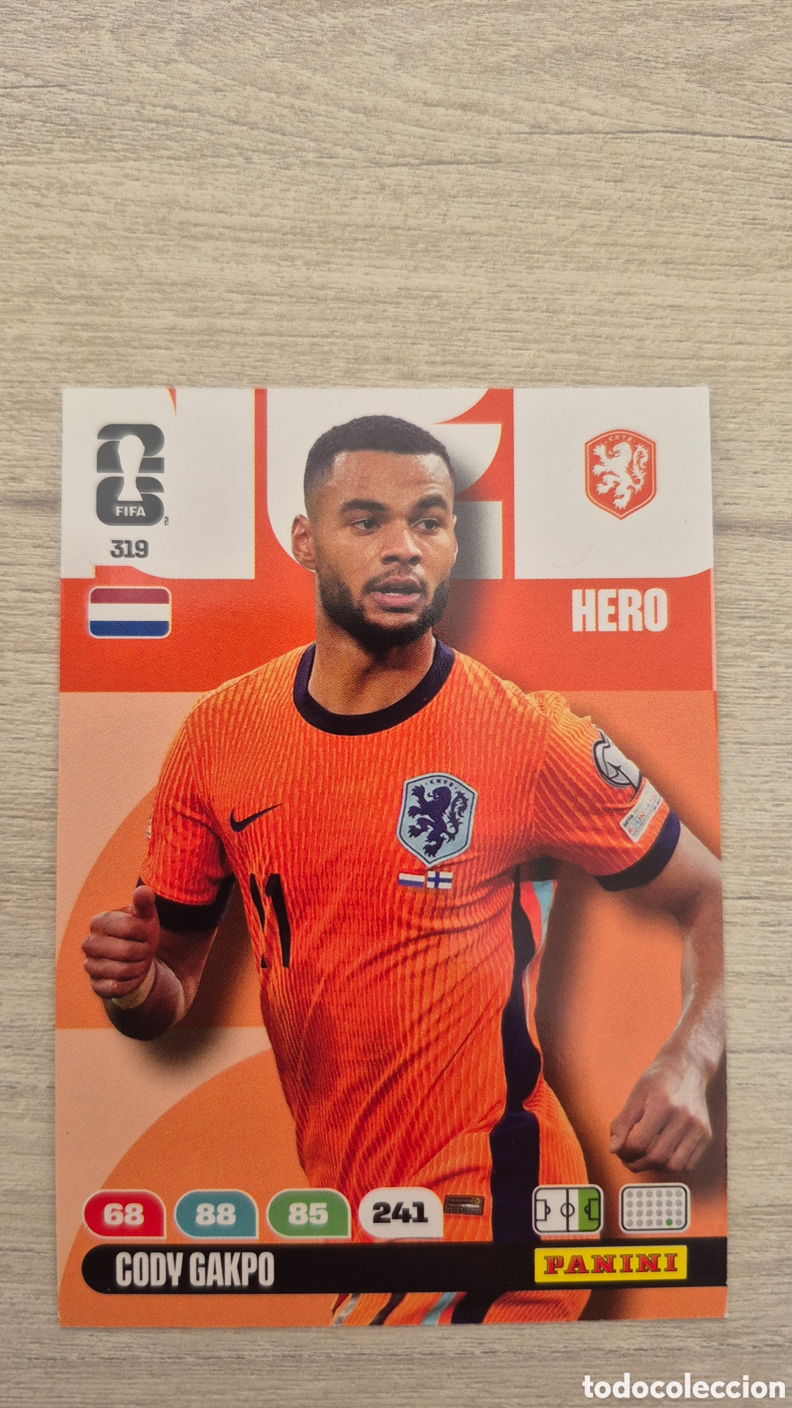 Cromos de Futebol: N&deg;319 Holanda Cody Gakpo Adrenalyn FIFA World Cup 2026