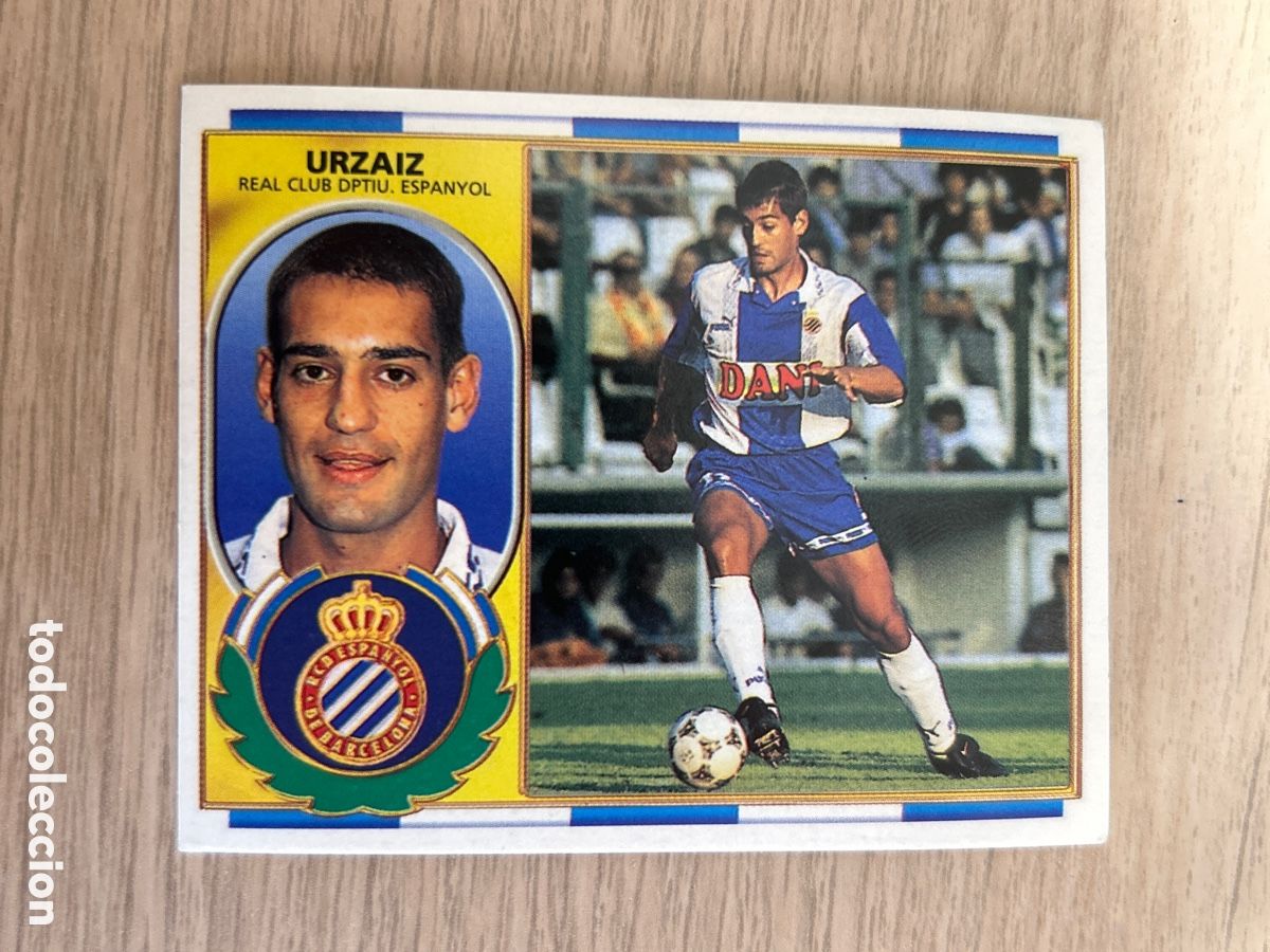 Cromos de Futebol: URZAIZ ESPANYOL BAJA LIGA ESTE 1996 1997 96 97 NUNCA PEGADO SIN PEGAR
