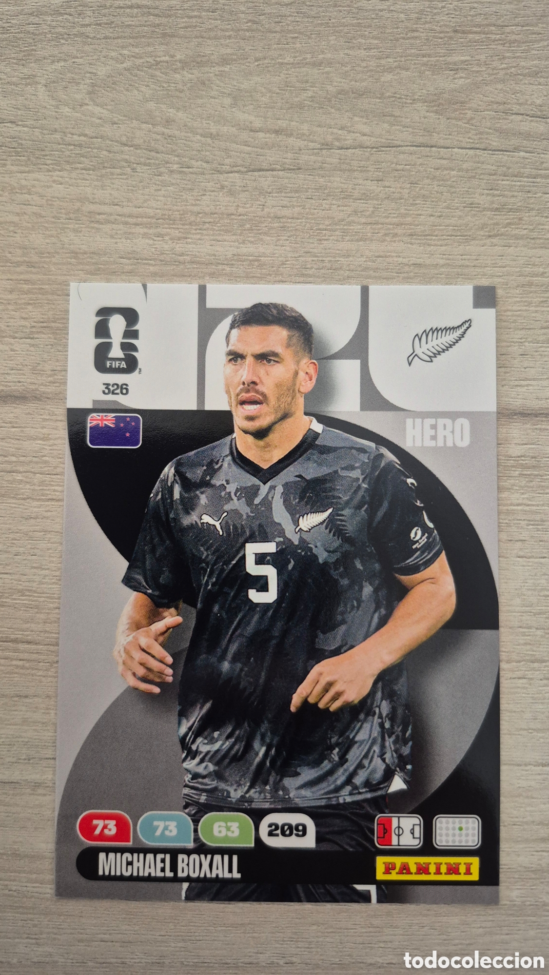 Cromos de F&uacute;tbol: N&deg;326 Nueva Zelanda Michael Boxall Adrenalyn FIFA World Cup 2026