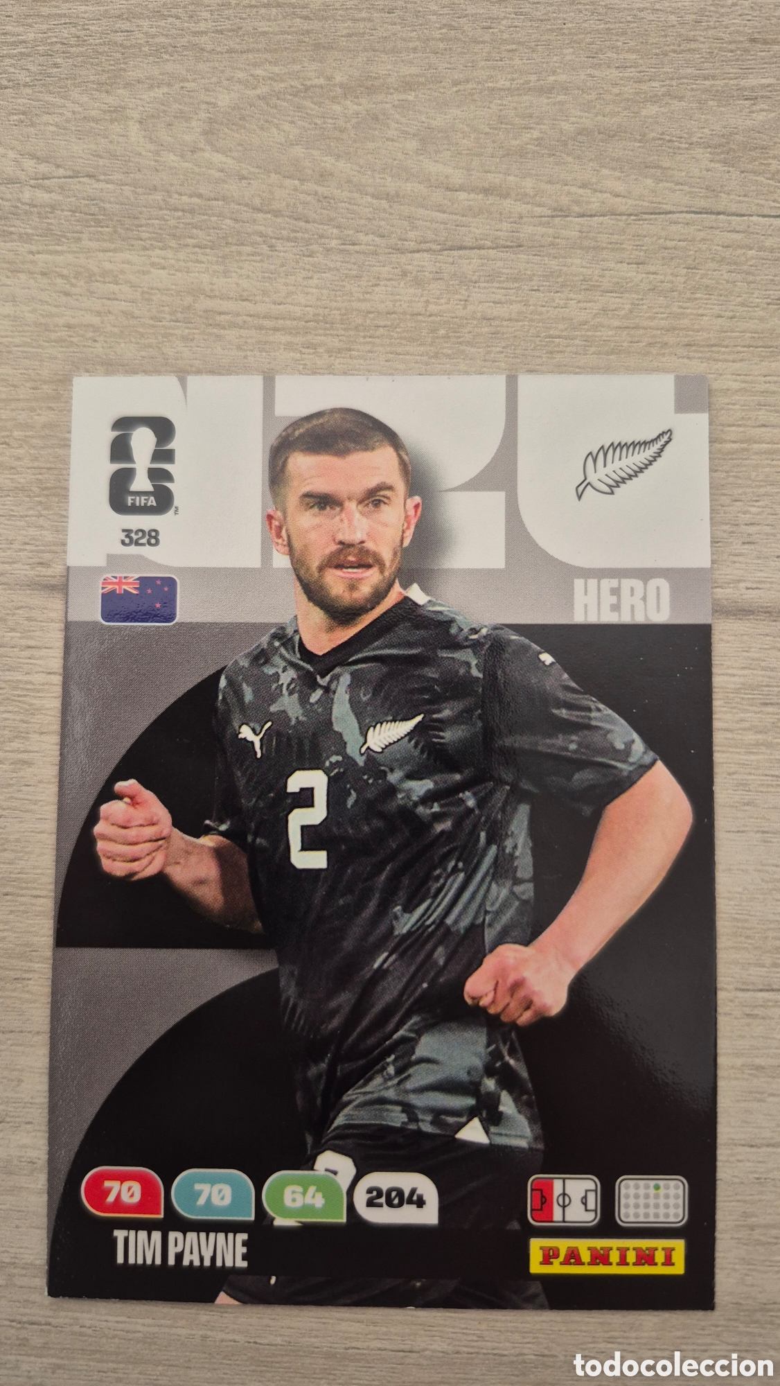 Cromos de F&uacute;tbol: N&deg;328 Nueva Zelanda Tim Payne Adrenalyn FIFA World Cup 2026