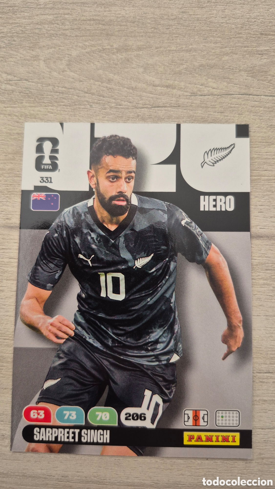 Cromos de F&uacute;tbol: N&deg;331 Nueva Zelanda Sarpreet Singh Adrenalyn FIFA World Cup 2026