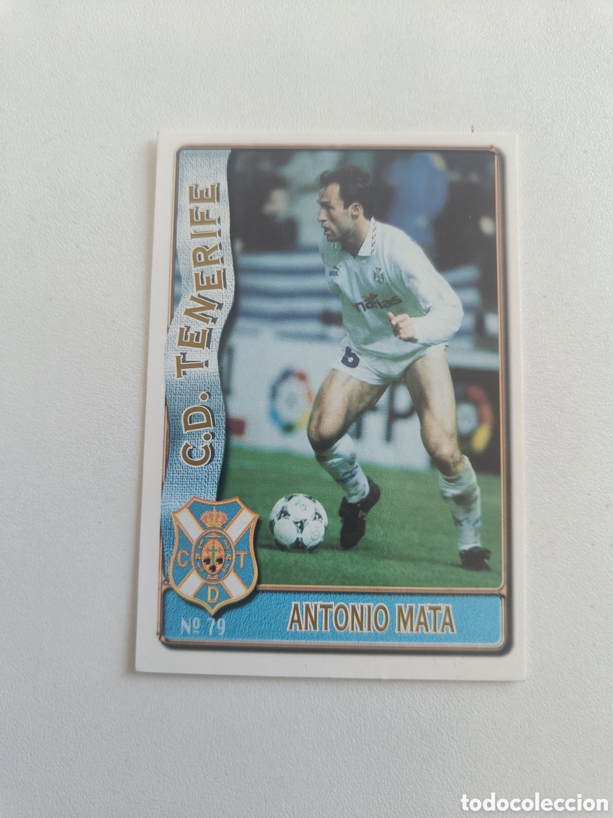 Figurine di Calcio: Fichas liga 96 97 mundicromo tenerife 79 mata