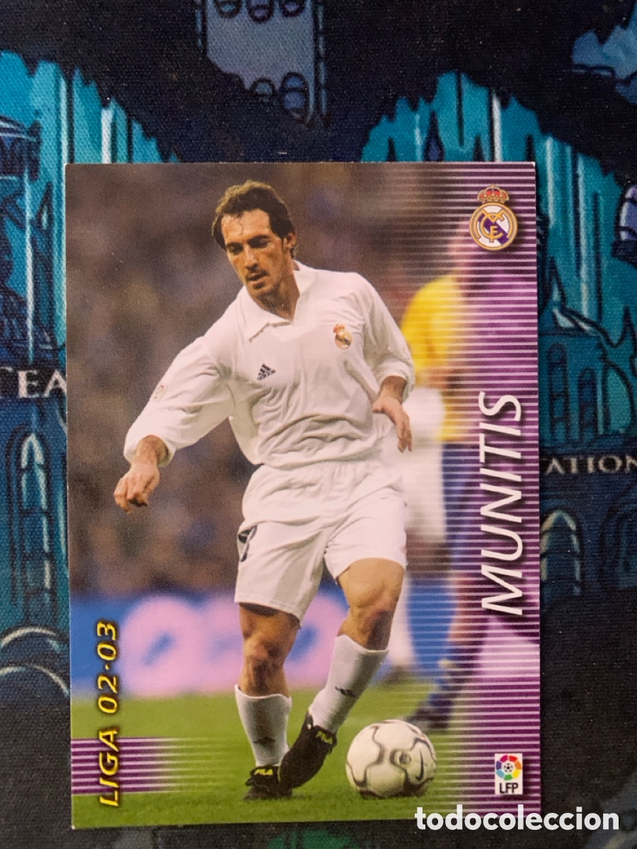Cromos de F&uacute;tbol: MUNITIS REAL MADRID Megafichas 2002-03
