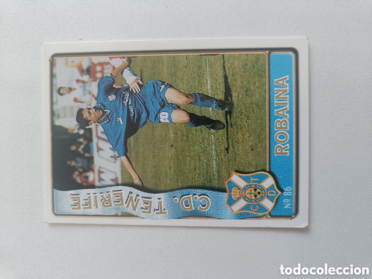 Cromos de Futebol: Fichas liga 96 97 mundicromo tenerife 86 robaina