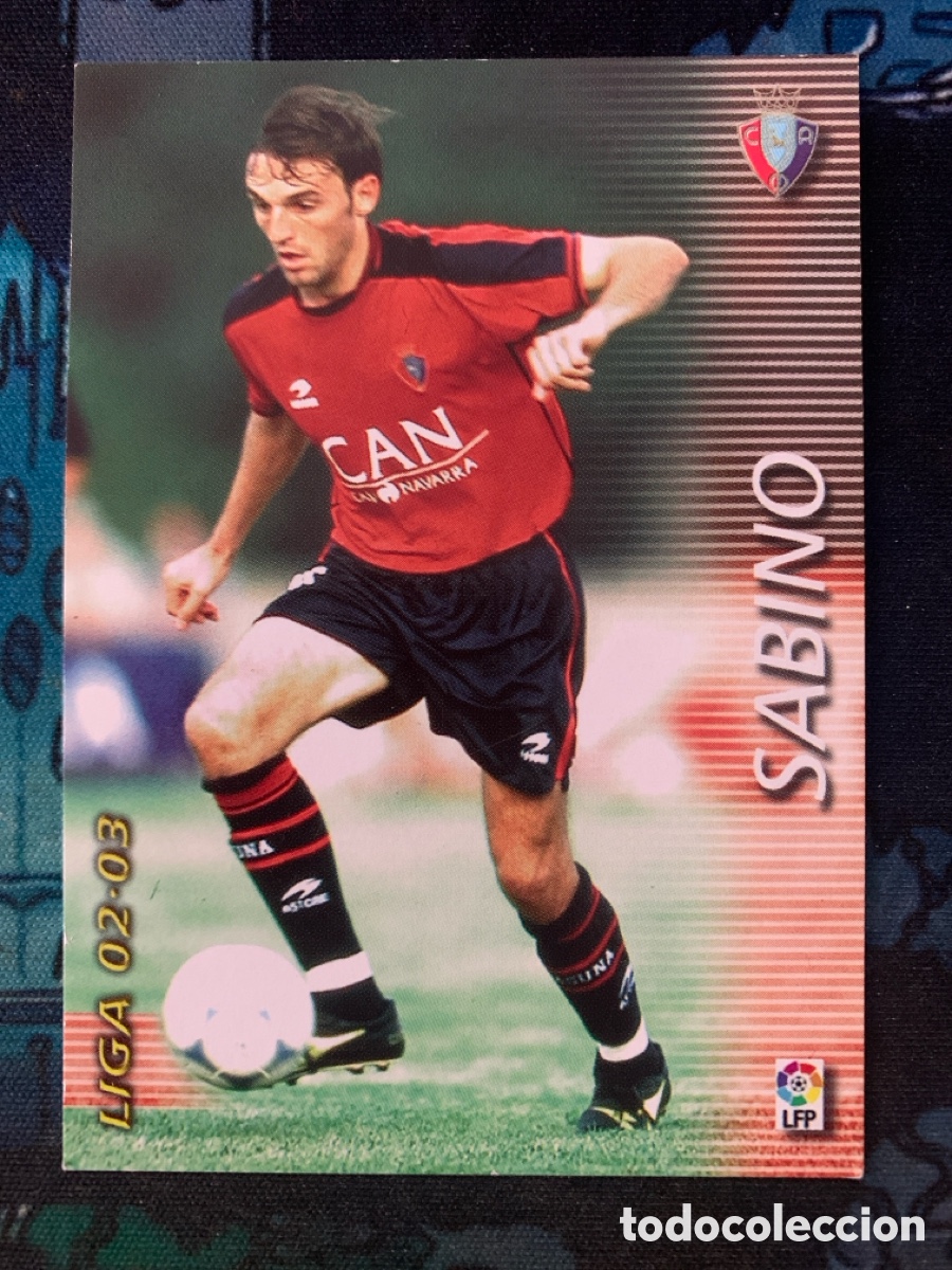 Cartes &agrave; collectionner de Football: SABINO OSASUNA Megafichas 2002-03