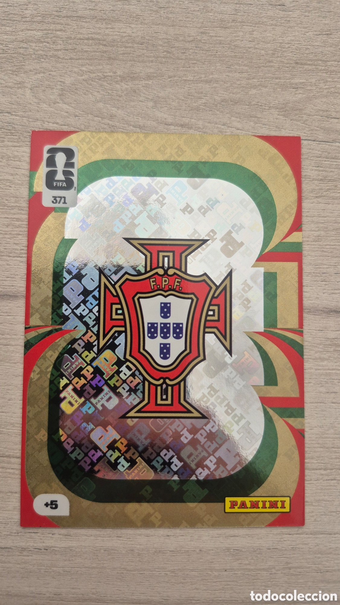 Cromos de F&uacute;tbol: N&deg;371 Escudo Portugal Adrenalyn FIFA World Cup 2026
