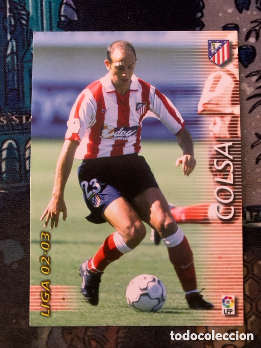 Cromos de F&uacute;tbol: COLSA ATLETICO DE MADRID Megafichas 2002-03