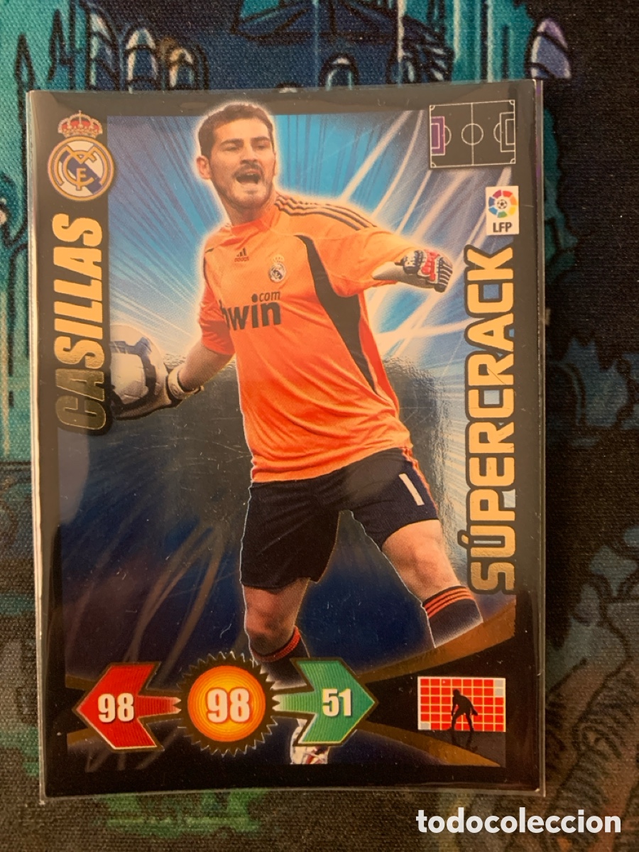 Figurine di Calcio: CASILLAS REAL MADRID SUPERCRACK Adrenalyn 2009-10
