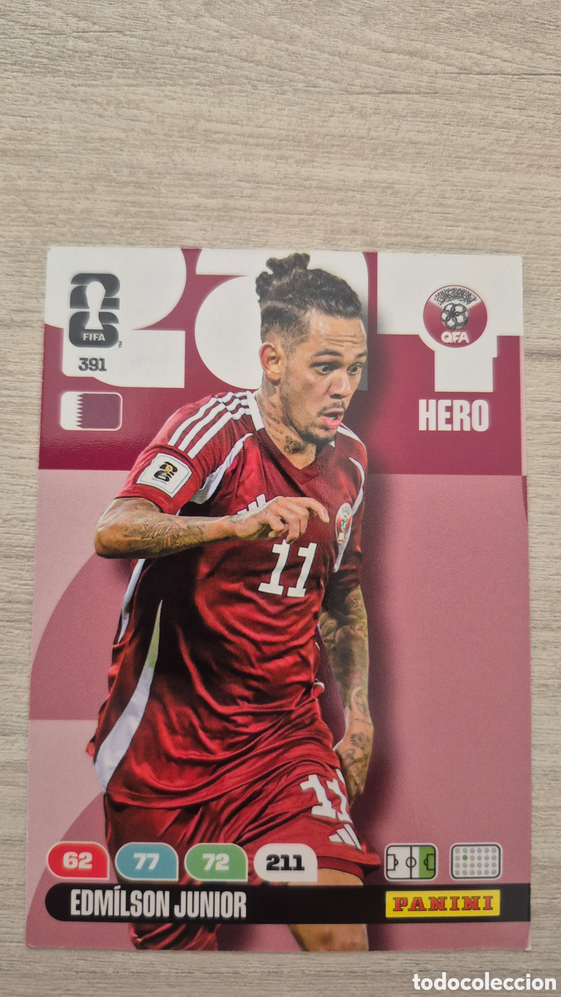 Cromos de F&uacute;tbol: N&deg;391 Qatar Edmilson Junior Adrenalyn FIFA World Cup 2026