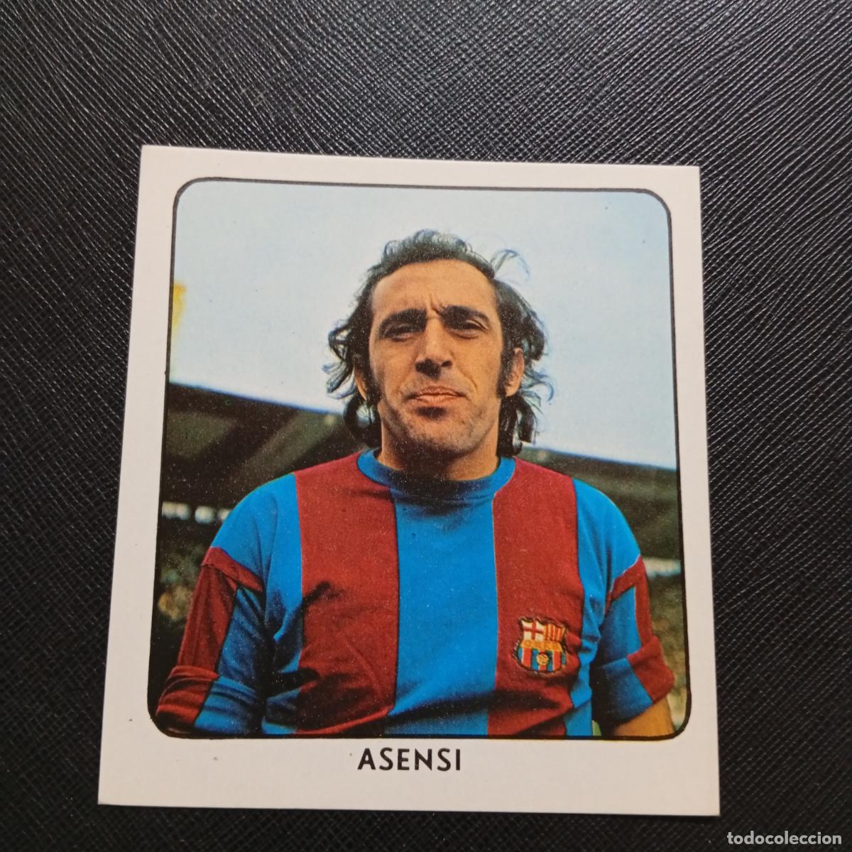Cromos de F&uacute;tbol: ASENSI BARCELONA KEISA 1974 BARCA CAMPEON CROMO FUTBOL 74 LIGA - SIN PEGAR -