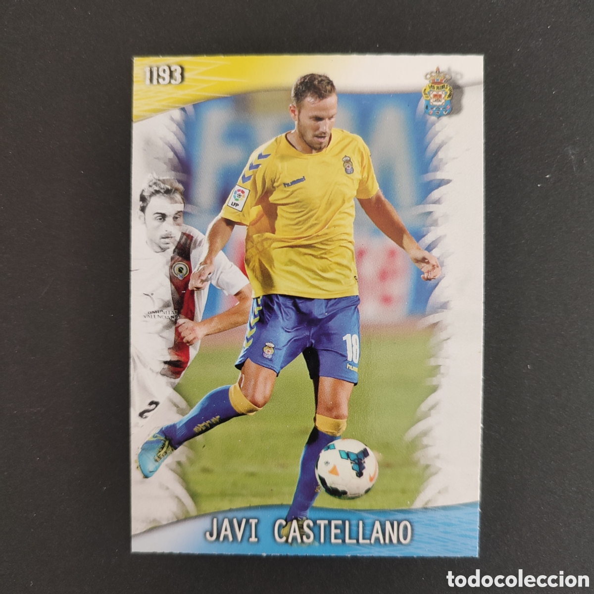 Cromos de F&uacute;tbol: 1193 JAVI CASTELLANO (U.D LAS PALMAS) ULTIMA HORA III , MUNDICROMO QUIZ GAME PLATINUM LIGA 2013 2014