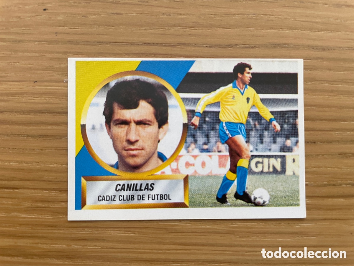Cromos de F&uacute;tbol: CANILLAS C&Aacute;DIZ COLOCA SIN PEGAR PERFECTO ESTE 1988/1989 88 89
