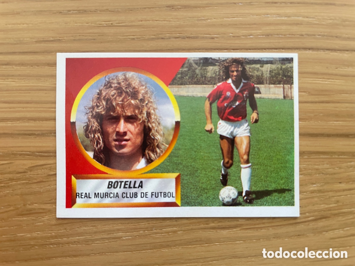 Cromos de F&uacute;tbol: BOTELLA MURCIA COLOCA SIN PEGAR PERFECTO ESTE 1988/1989 88 89