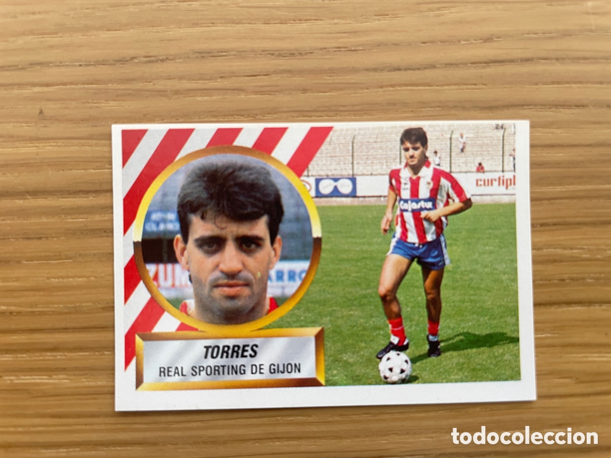 Cromos de F&uacute;tbol: FICHAJE 27 TORRES GIJ&Oacute;N SIN PEGAR PERFECTO ESTE 1988/1989 88 89